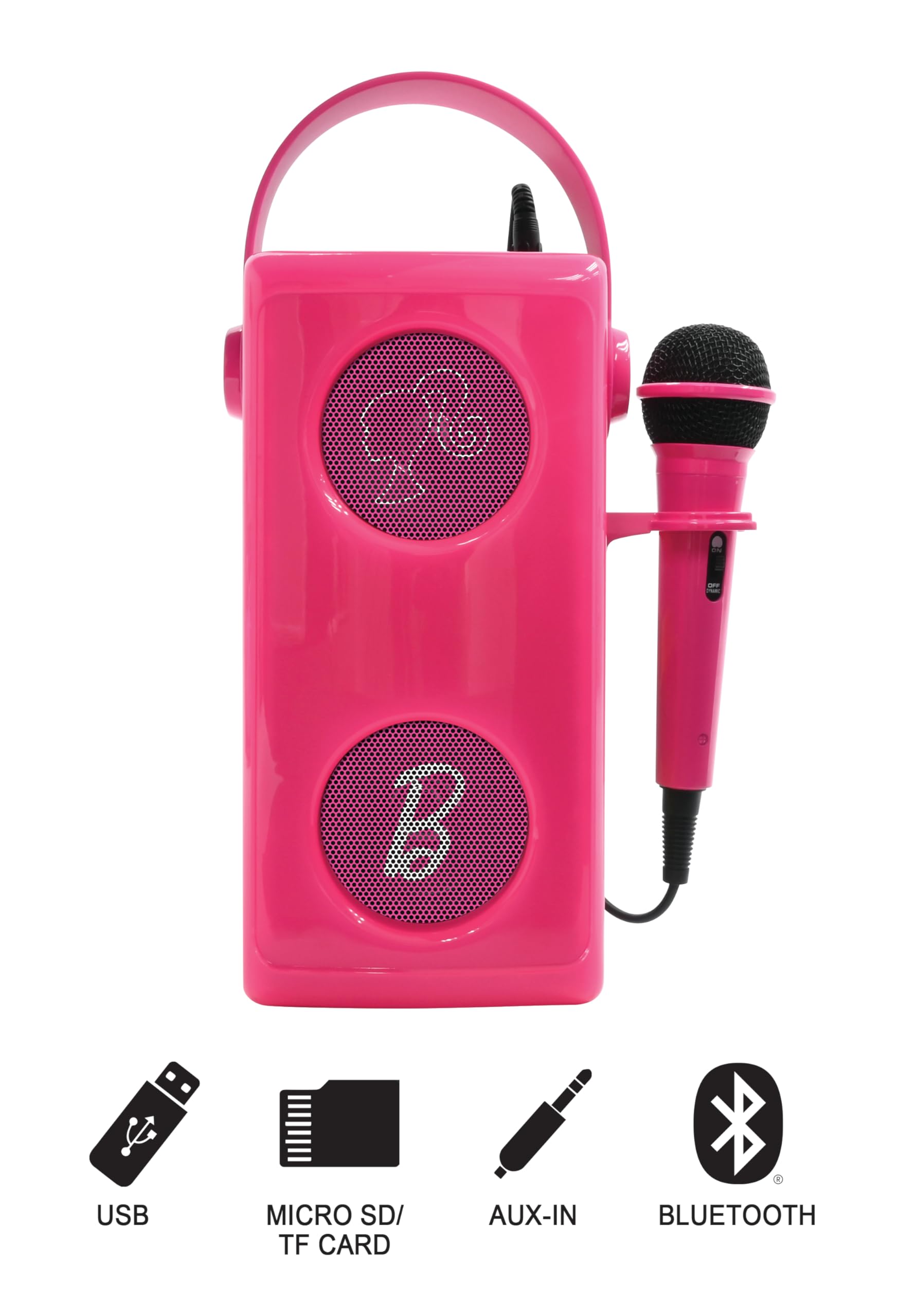 lexibook-barbie-btp185bbz-altavoz-bluetooth-con-micr-fono-y-luces image 2