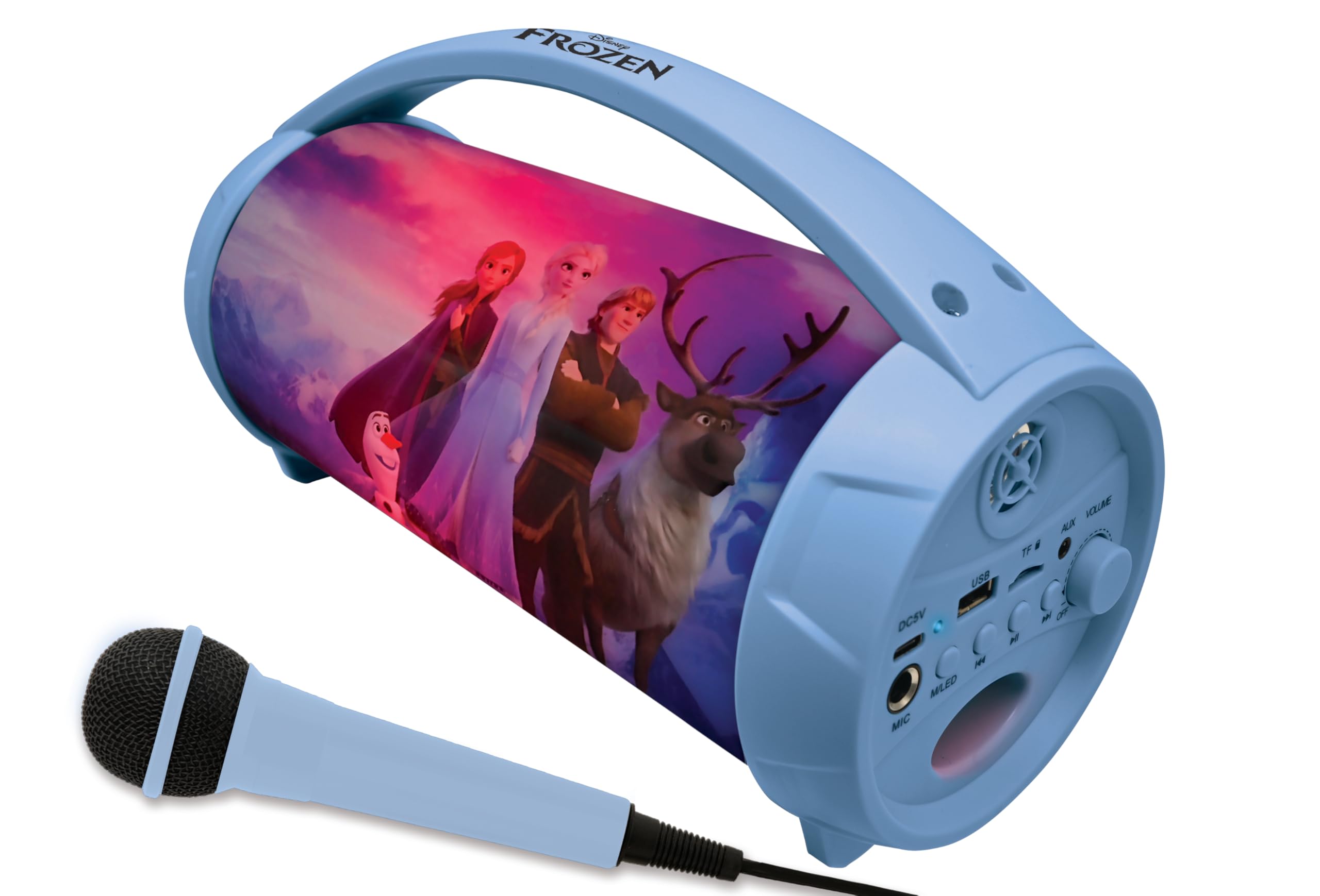 lexibook-frozen-altavoz-karaoke-azul-y-morado-btp585fzzlxb image 5