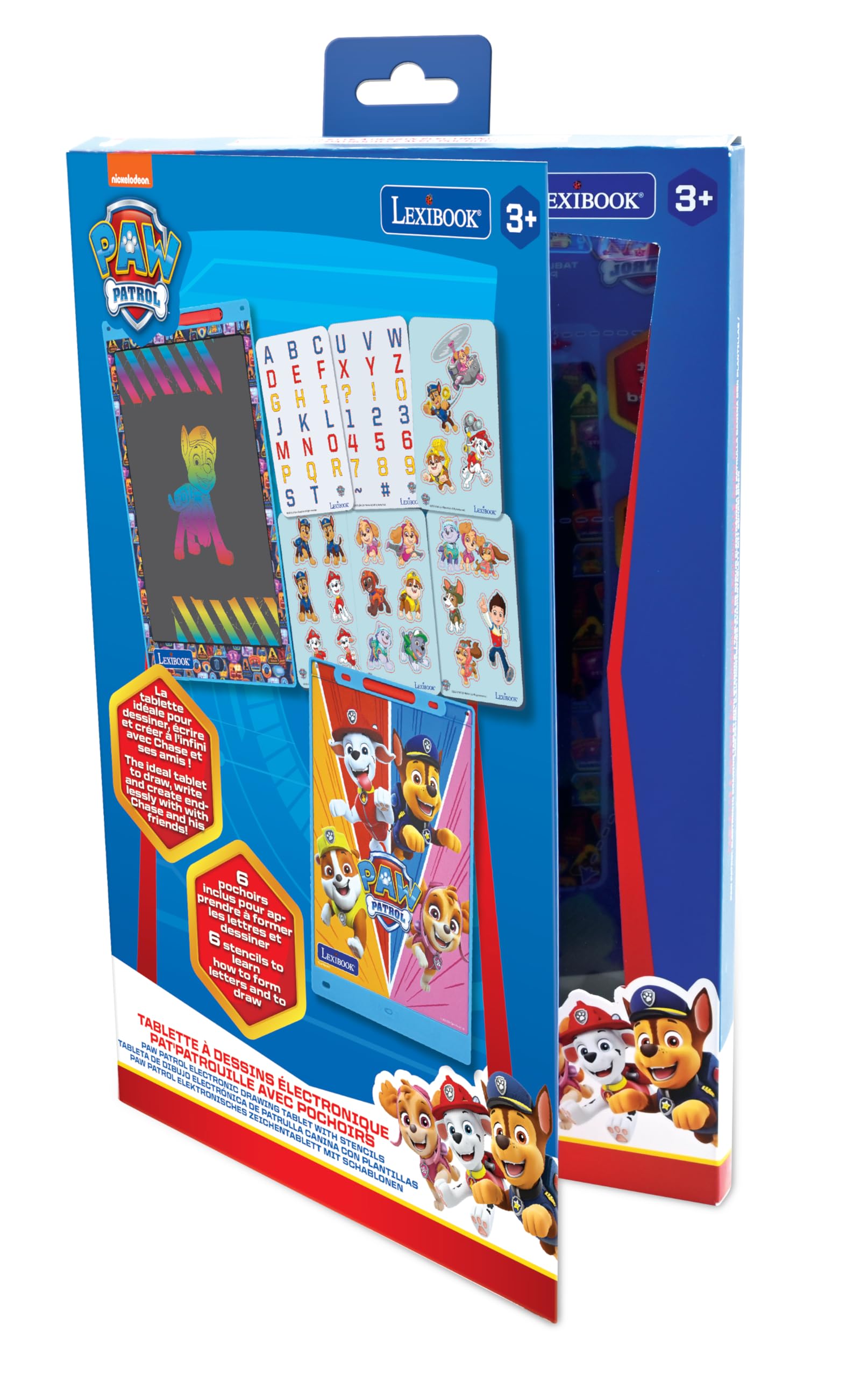 lexibook-crt10pa-pizarra-m-gica-patrulla-canina-28-cm-con-plantillas image 6