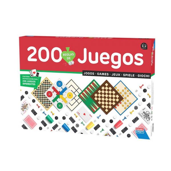 falomir-juegos-200-juegos-reunidos-juego-de-mesa-cl-sico image 2