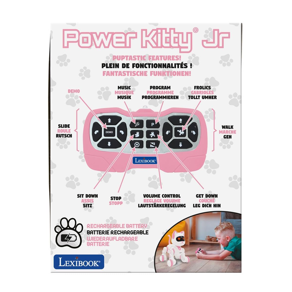 lexibook-power-kitty-jr-kit01lxb-gato-robot-interactivo image 7