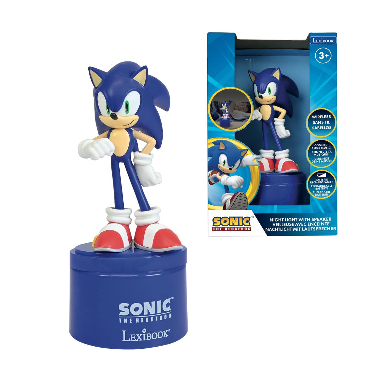 lexibook-sonic-luz-nocturna-bluetooth-ns02sn image 1