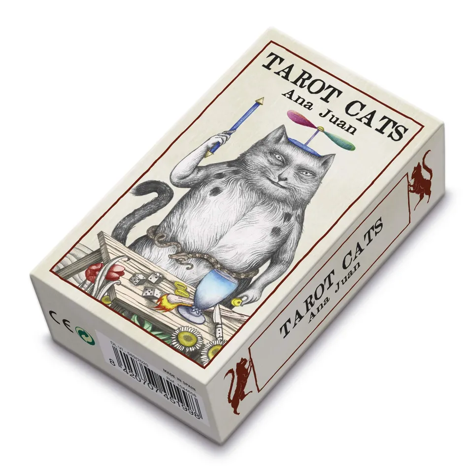 fournier-tarot-cats-by-ana-juan-78-cartas image 1