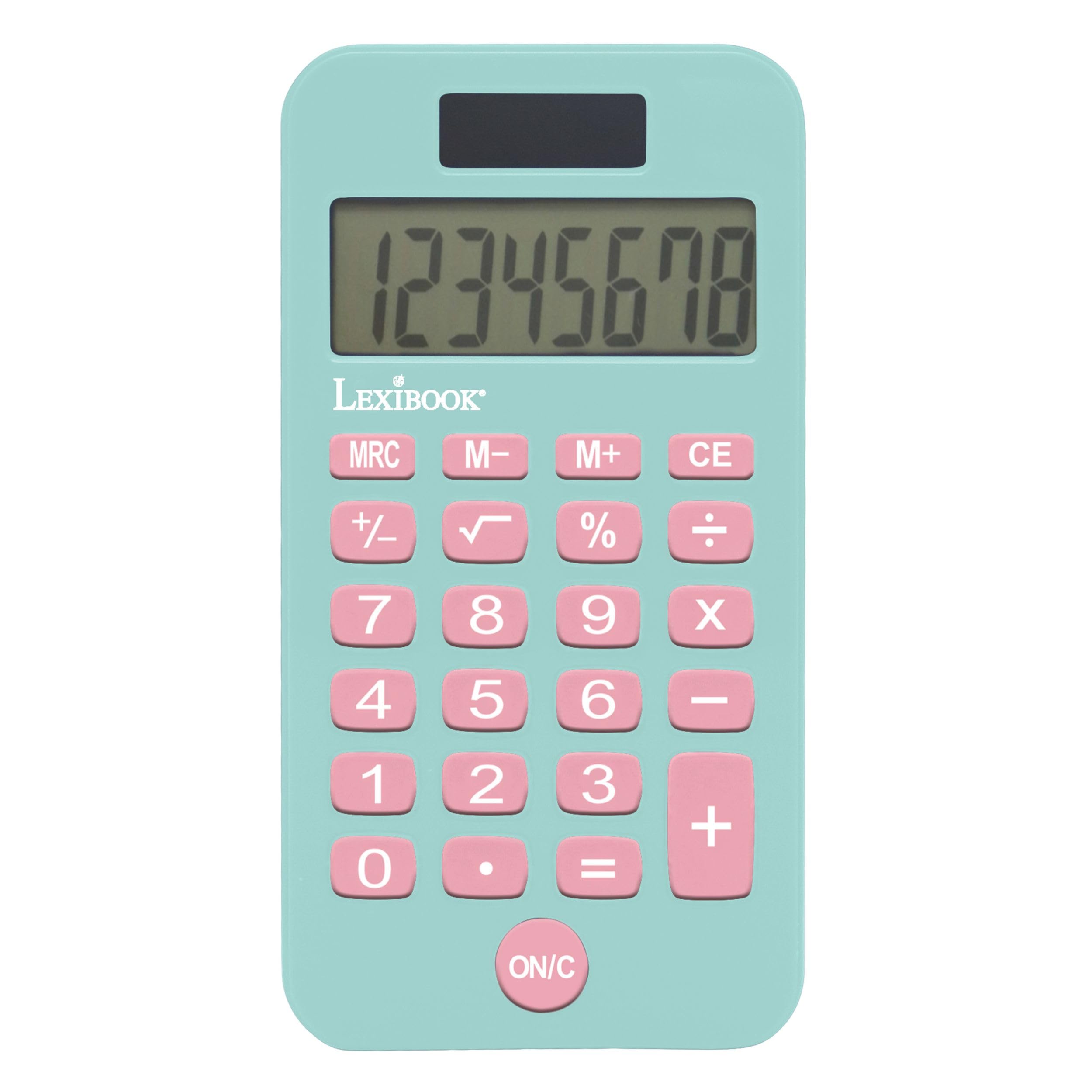 lexibook-unicornio-c45uni-calculadora-de-bolsillo-8-d-gitos-solar image 2