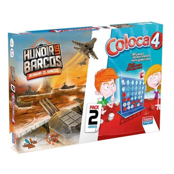 falomir-juegos-coloca-4-hundir-barcos-pack-2-en-1 image 1