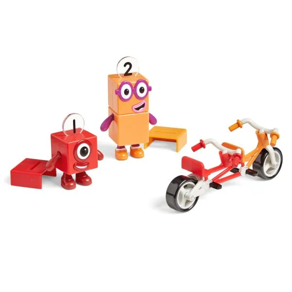 falomir-juegos-numberblocks-one-and-two-bike-adventure-juego-de-mesa-infantil image 1
