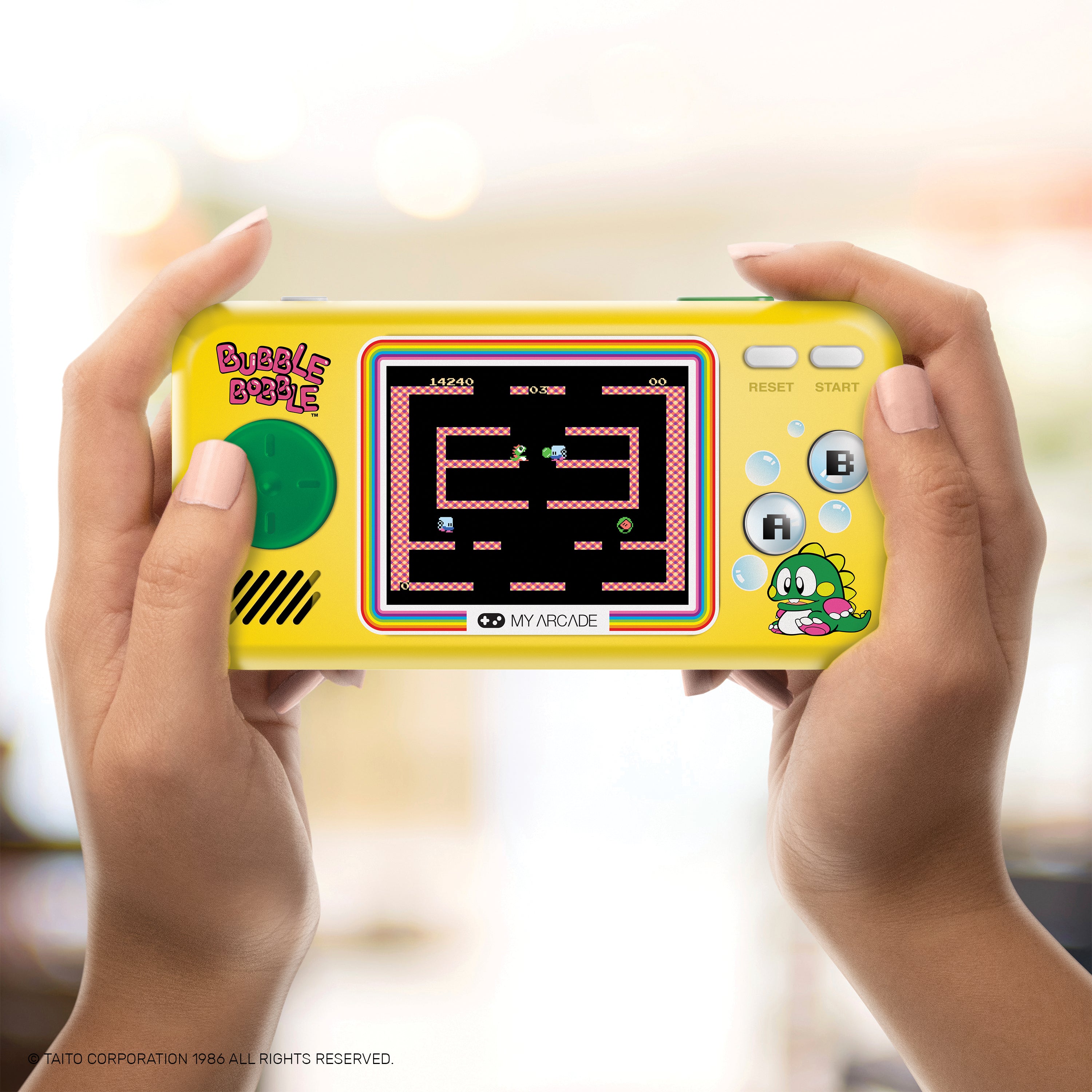 my-arcade-bubble-bobble-pocket-player-3-juegos-en-1-taito image 3