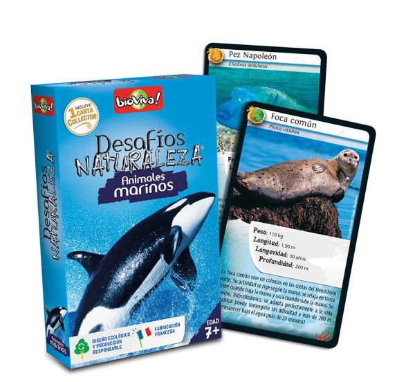 falomir-juegos-desaf-os-naturaleza-animales-marinos-collector-juego-de-cartas image 1