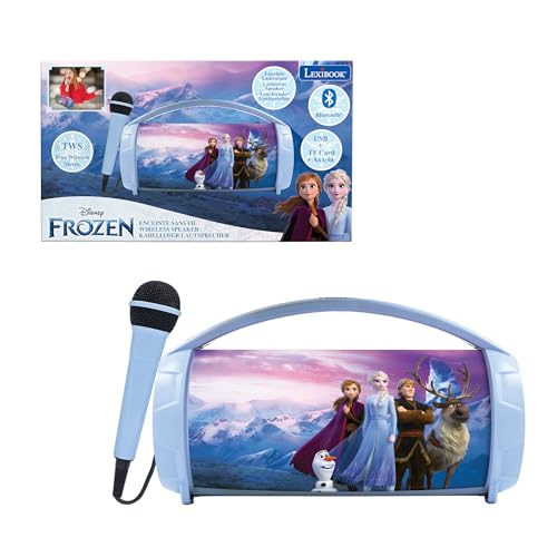 lexibook-frozen-altavoz-karaoke-azul-y-morado-btp585fzzlxb image 7