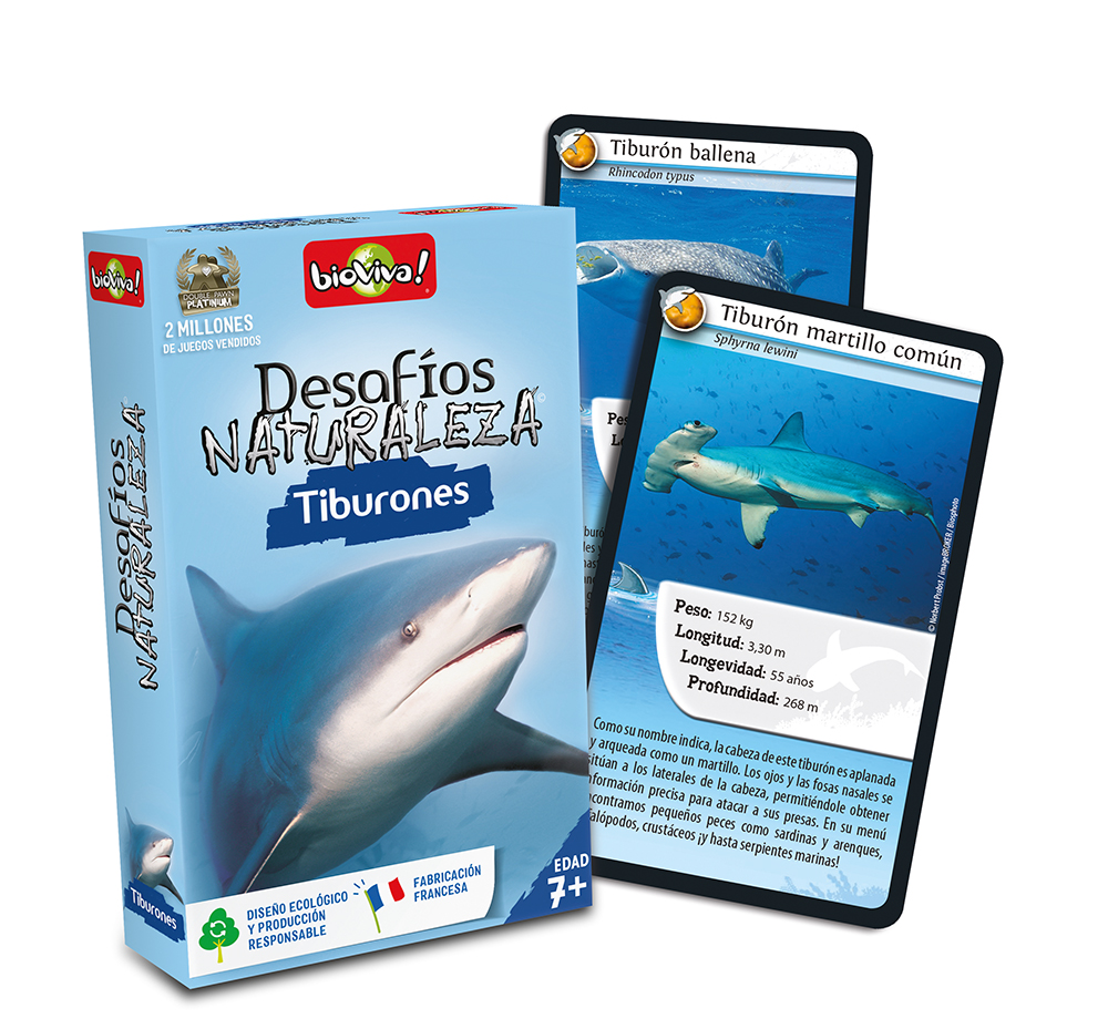 falomir-juegos-desaf-os-naturaleza-tiburones-collector-juego-de-cartas image 3