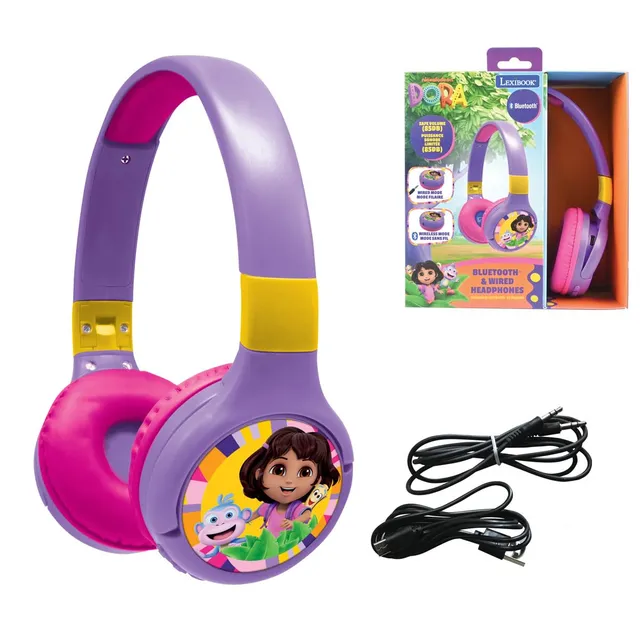 lexibook-dora-auriculares-bluetooth-hpbt010dor image 1