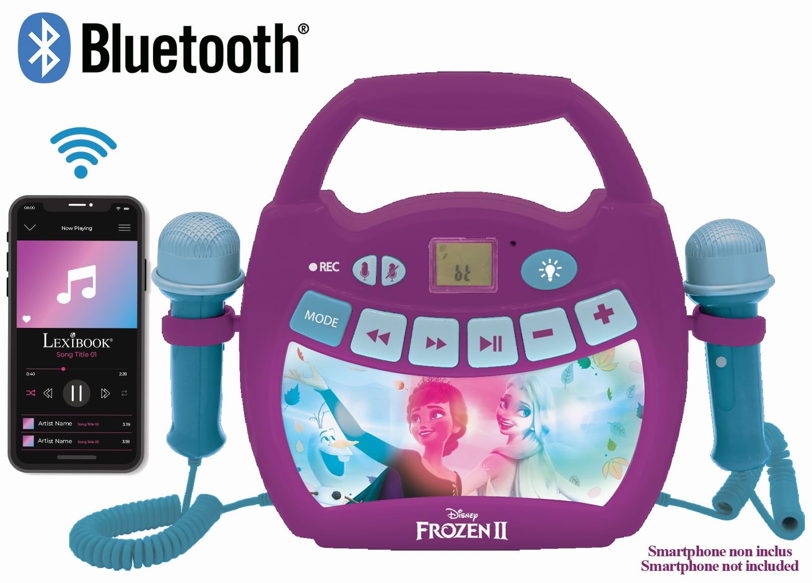 lexibook-frozen-reproductor-karaoke-modelo-mp320fzzlxb image 4