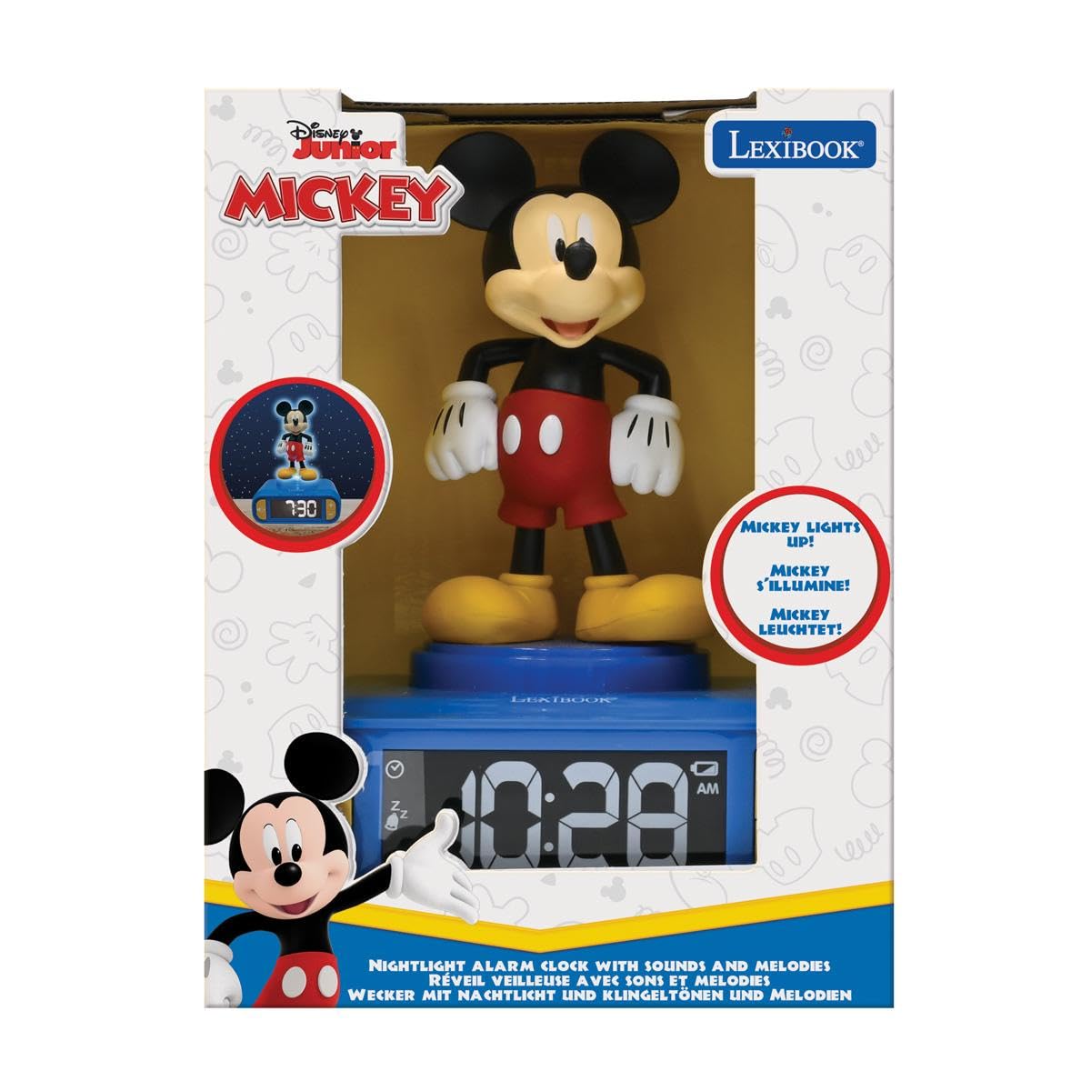 lexibook-mickey-reloj-despertador-luz-nocturna-rl800mchlxb image 5
