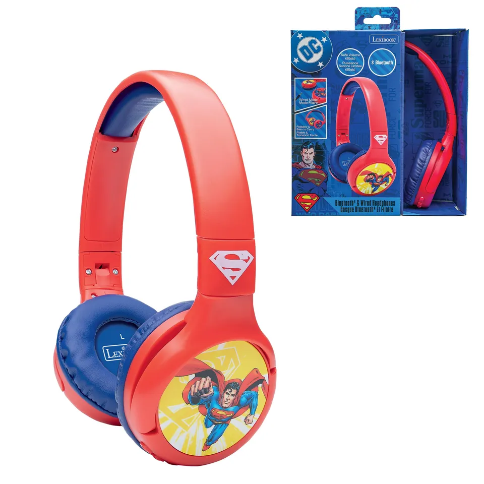 lexibook-superman-auriculares-bluetooth-hpbt010su image 1