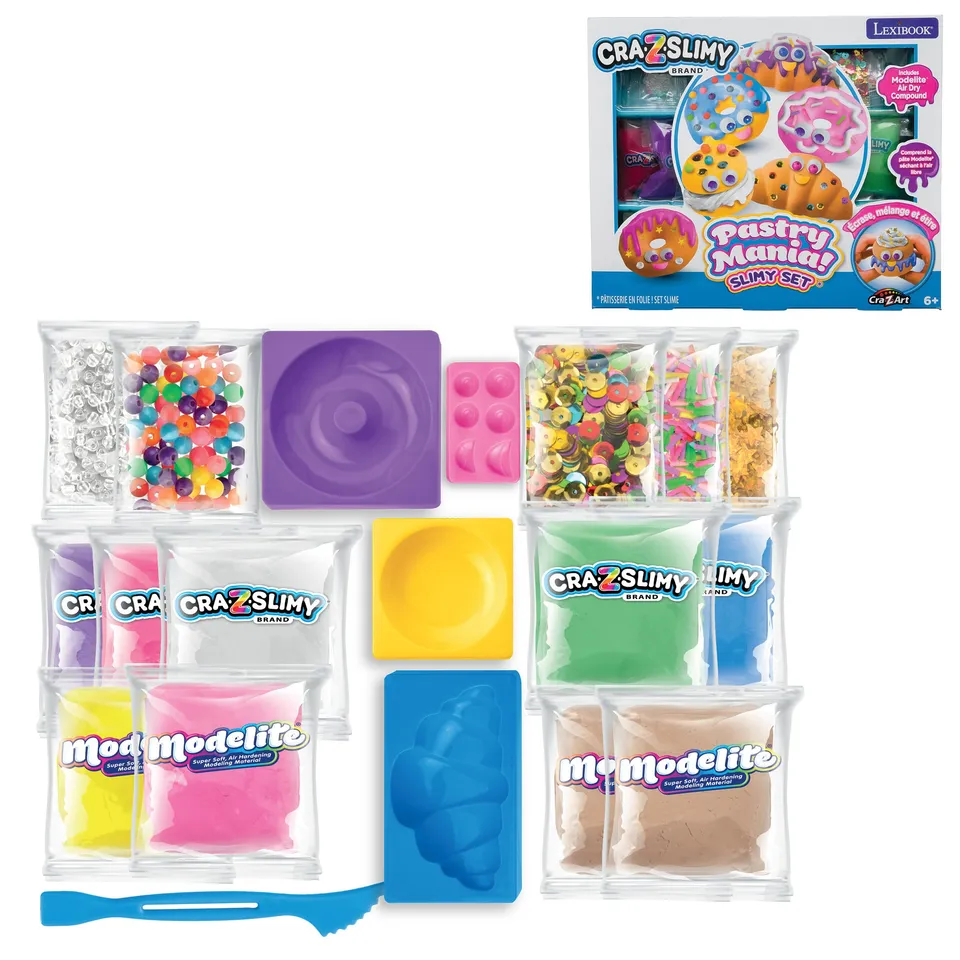 lexibook-pasteler-a-cra-z-slimy-slime-crslim33 image 1