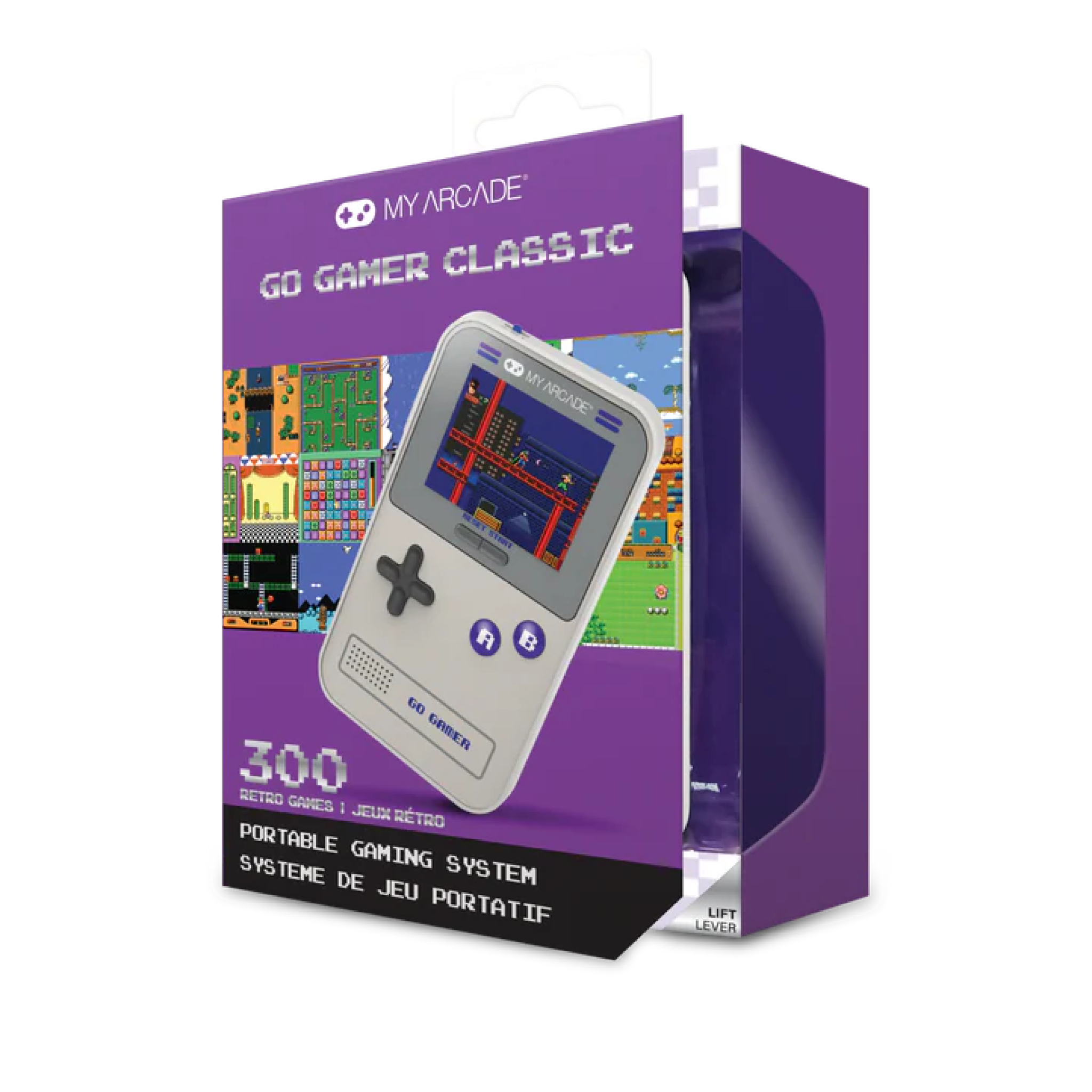 my-arcade-go-gamer-classic-gris-morado-port-til-300-juegos image 4