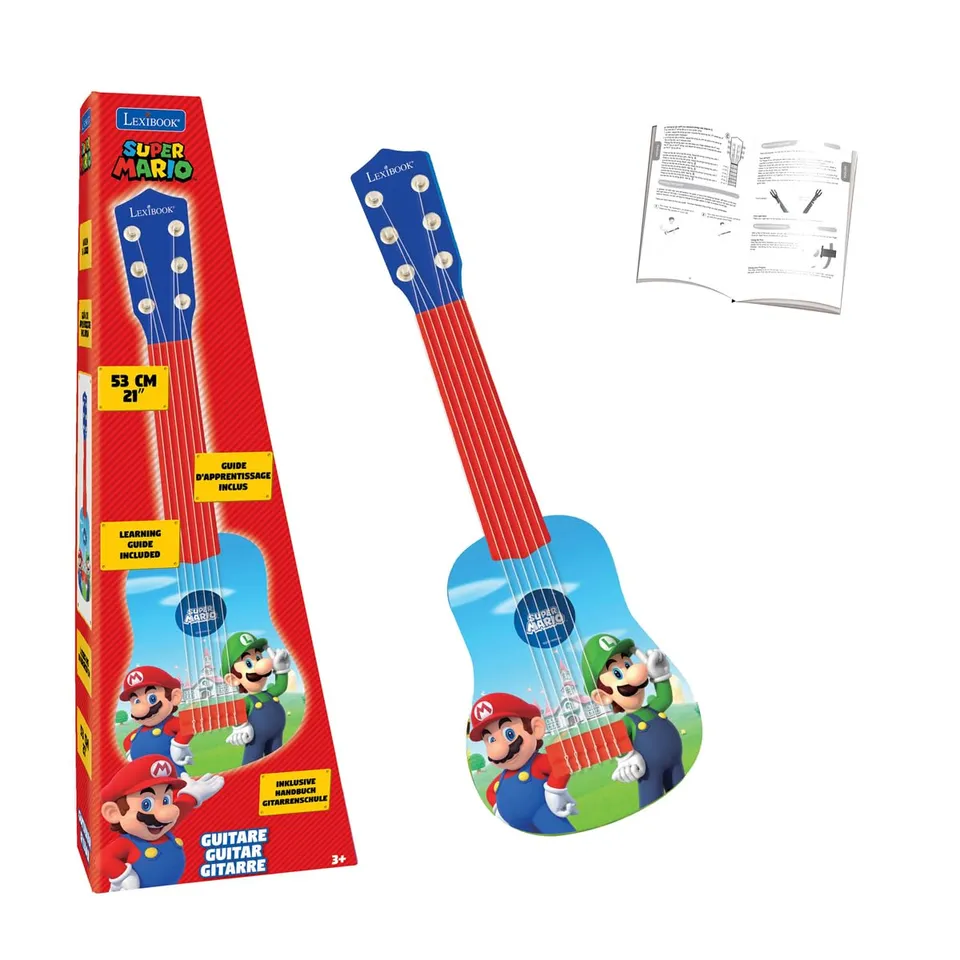 lexibook-mario-luigi-k200nilxb-mi-primera-guitarra-53-cm image 1
