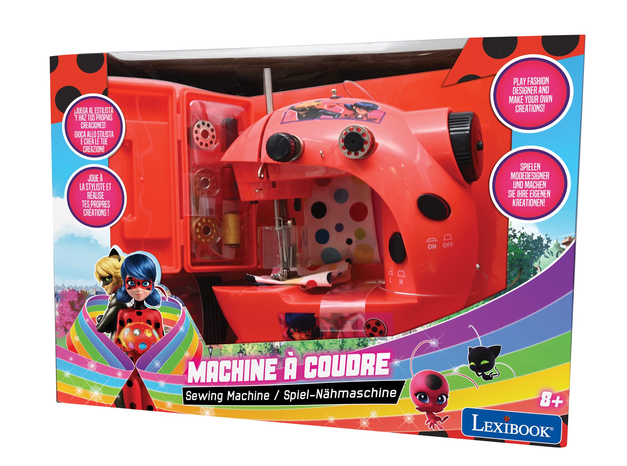 lexibook-miraculous-sw100mi-m-quina-de-coser-infantil-con-pedal image 2