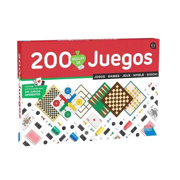 falomir-juegos-200-juegos-reunidos-juego-de-mesa-cl-sico image 1