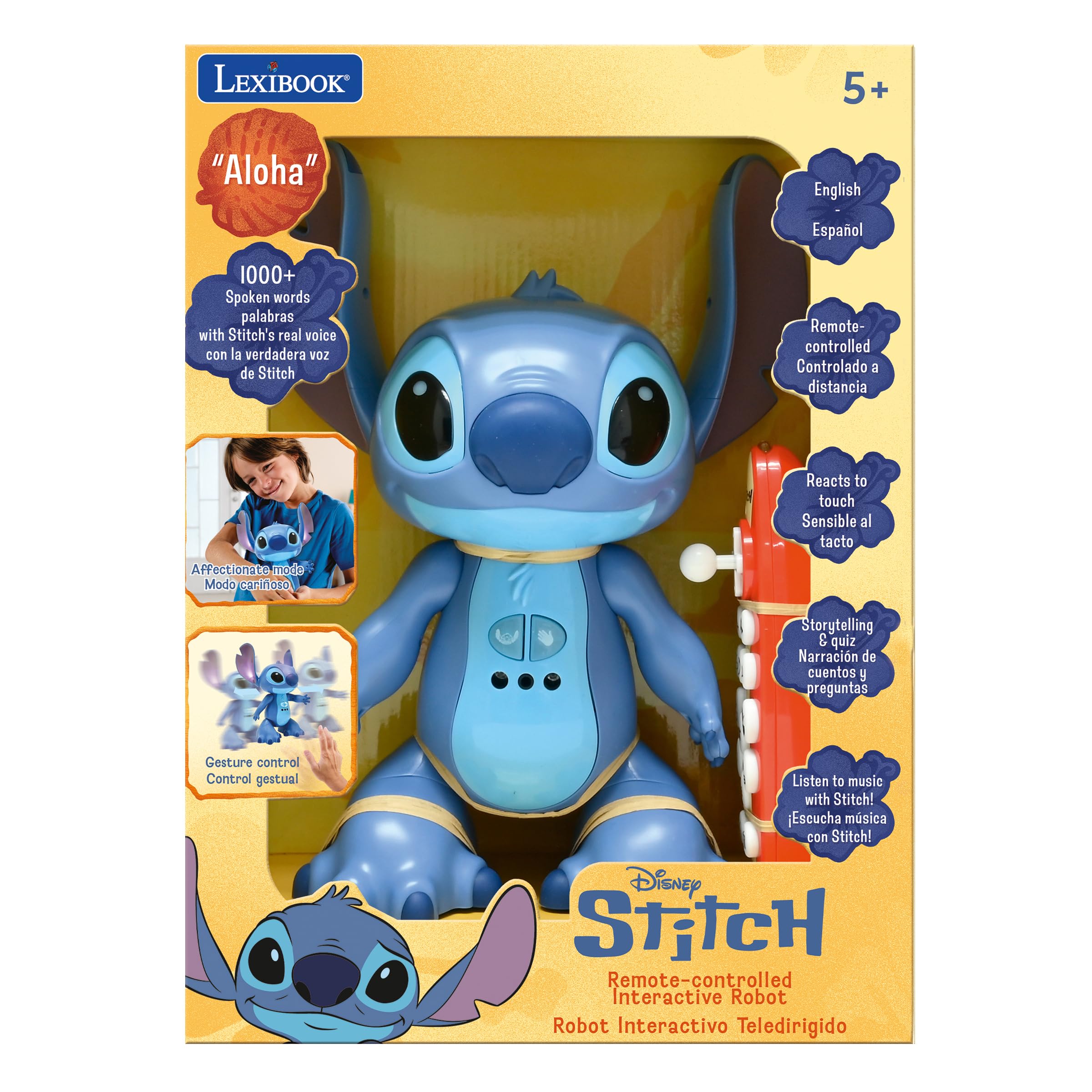 lexibook-stitch-stitchi2-robot-interactivo-biling-e-con-mando image 5
