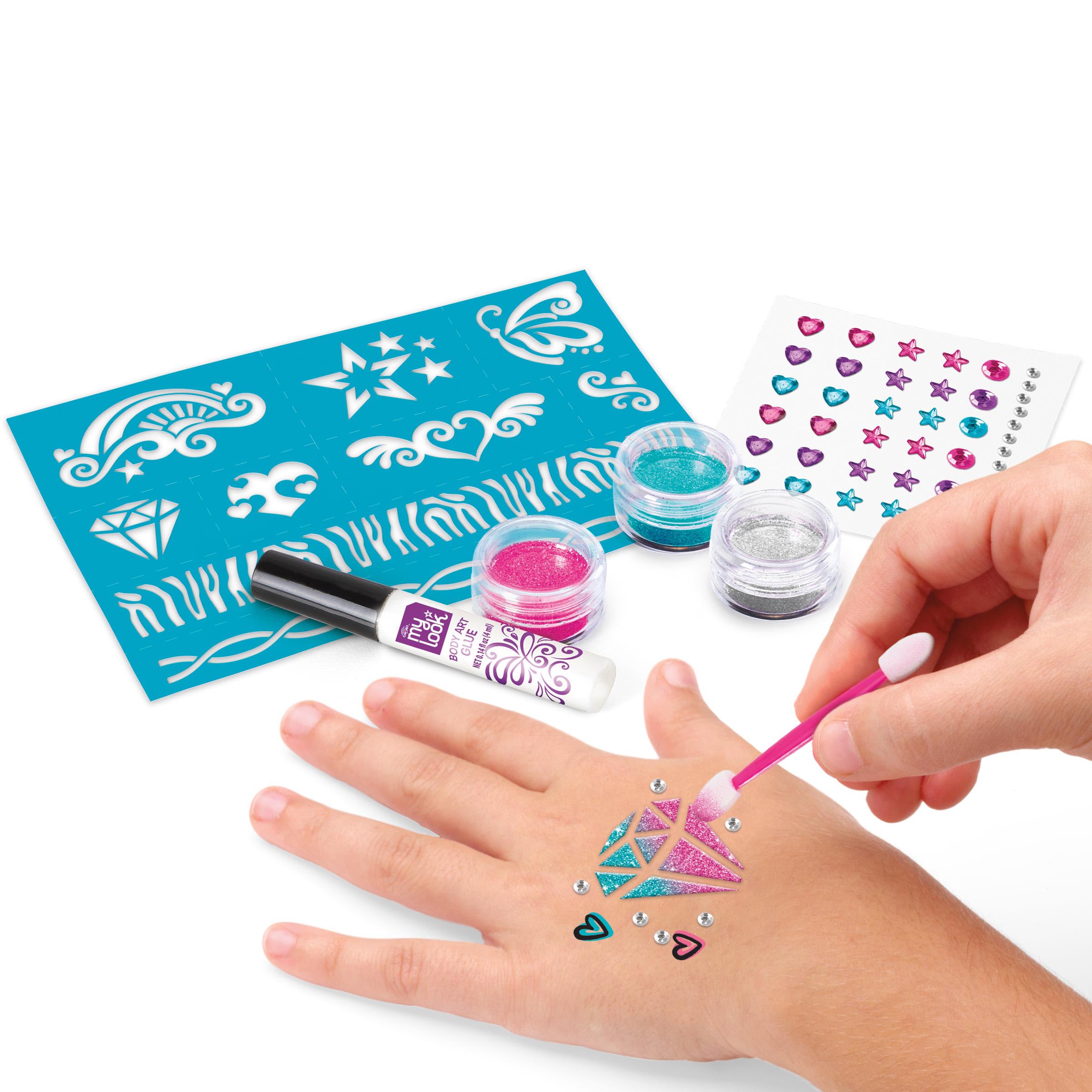 lexibook-kit-de-tatuajes-brillantes-y-arte-de-u-as-crss16 image 2