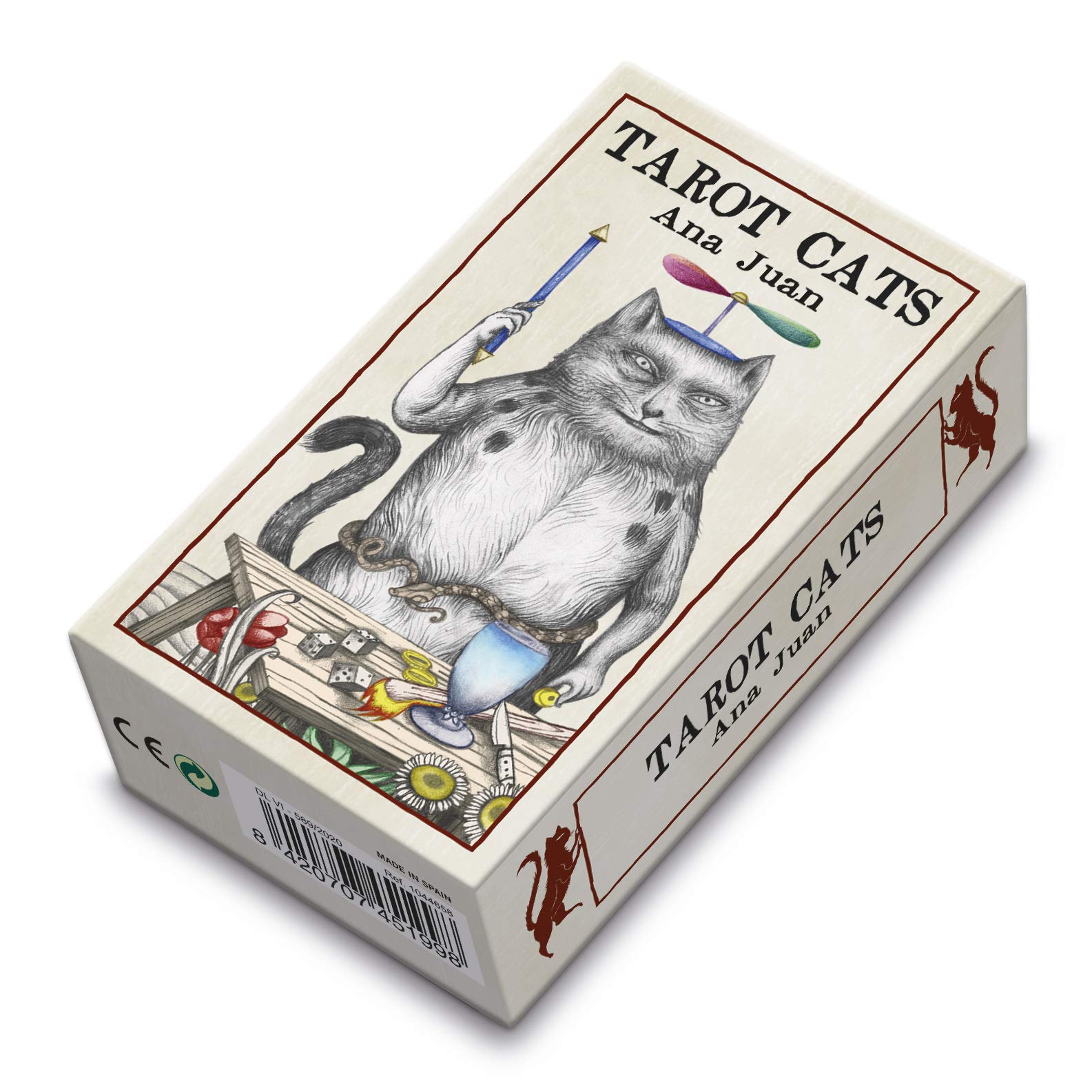 fournier-tarot-cats-by-ana-juan-78-cartas image 1
