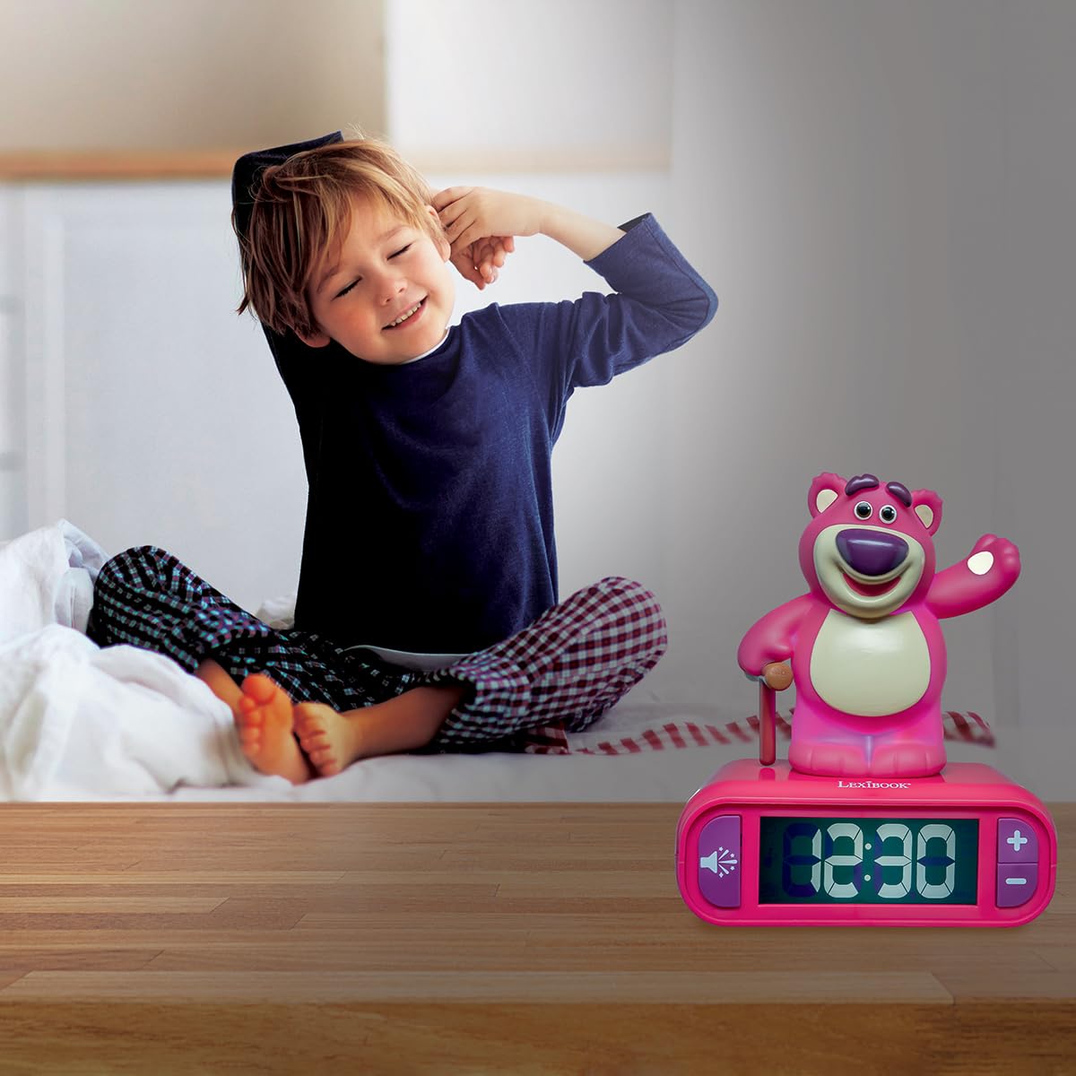lexibook-disney-toy-story-reloj-despertador-lotso-rl800ts1-violeta image 6