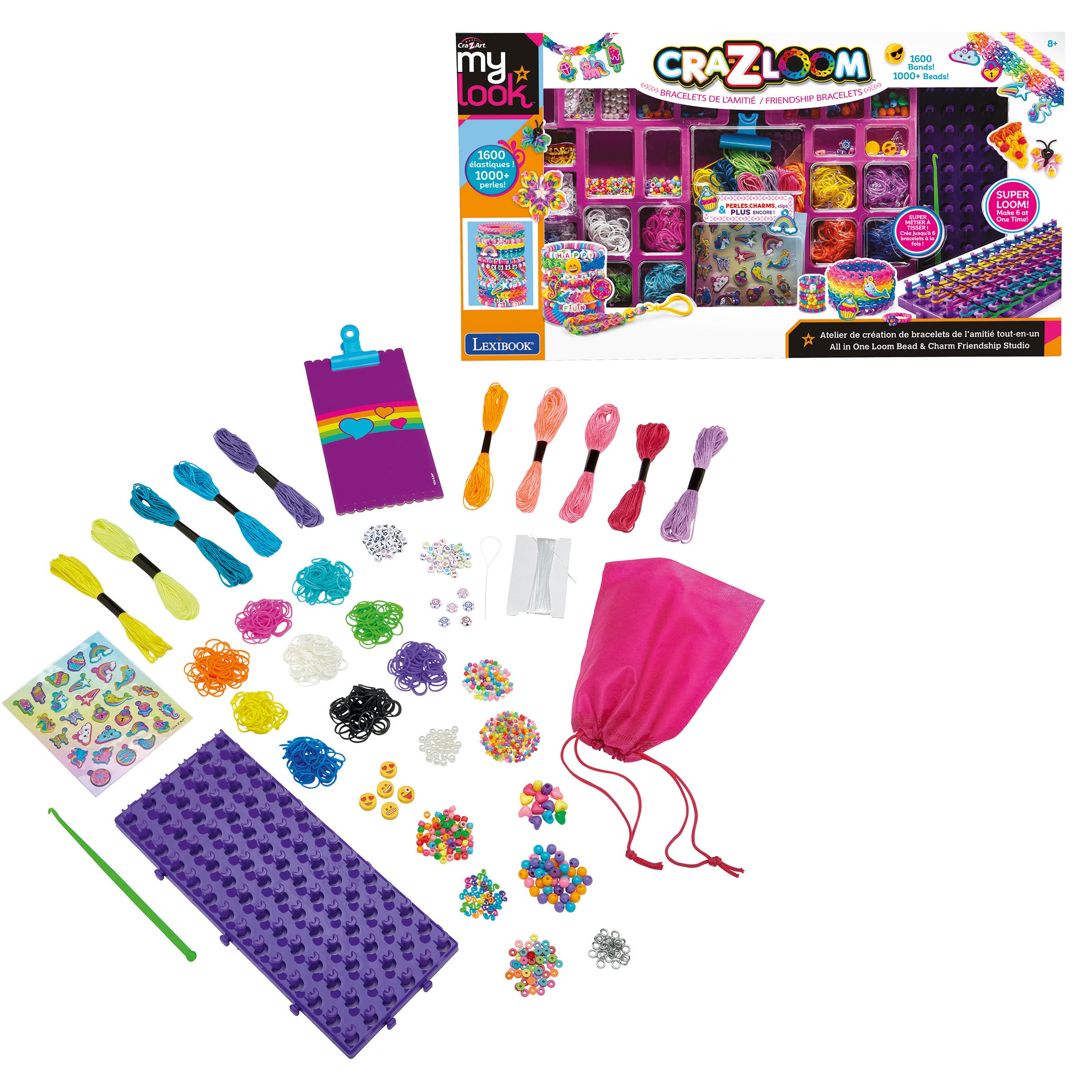 lexibook-kit-todo-en-uno-de-pulseras-de-amistad-crss46 image 1