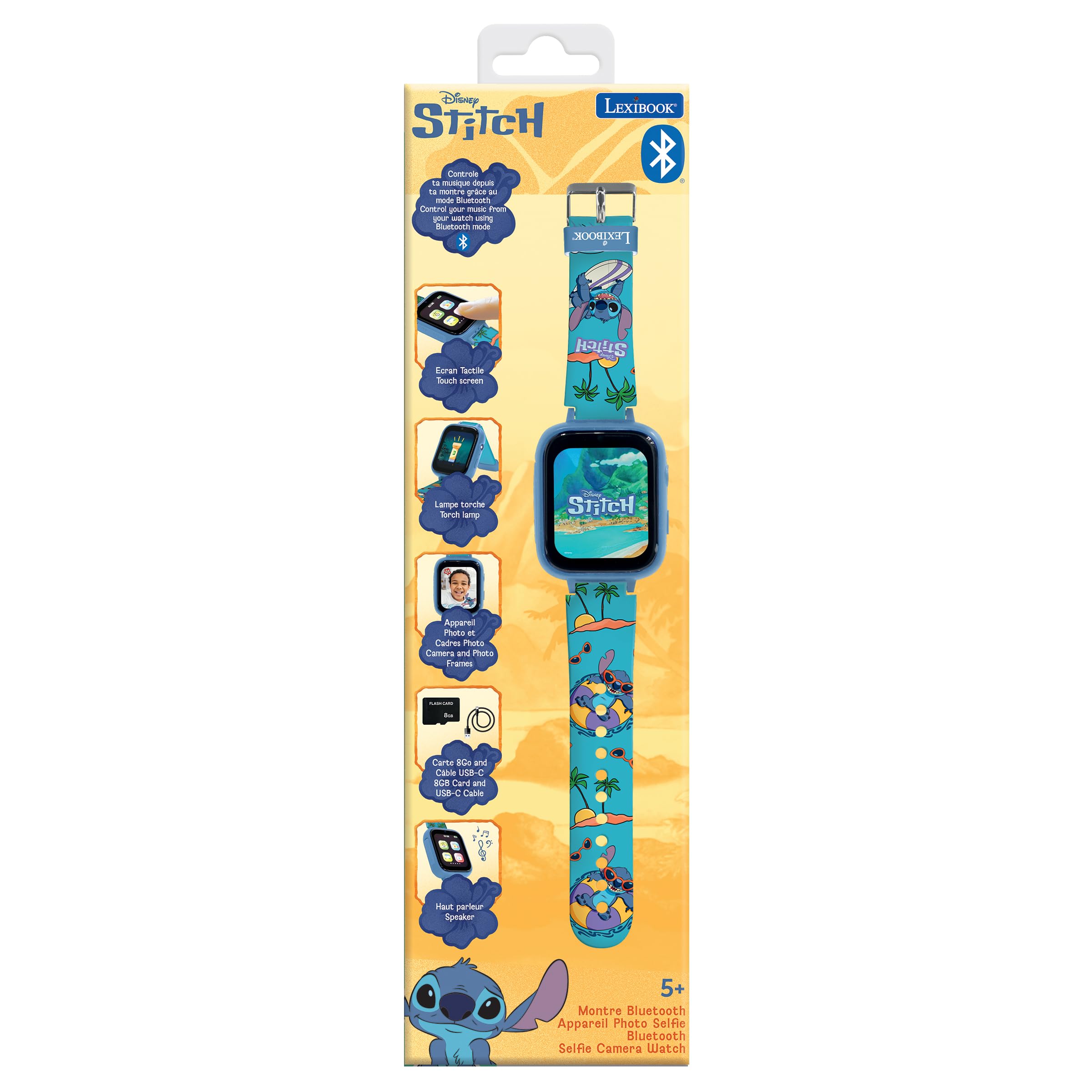 lexibook-stitch-reloj-bluetooth-con-c-mara-dmw071d image 5