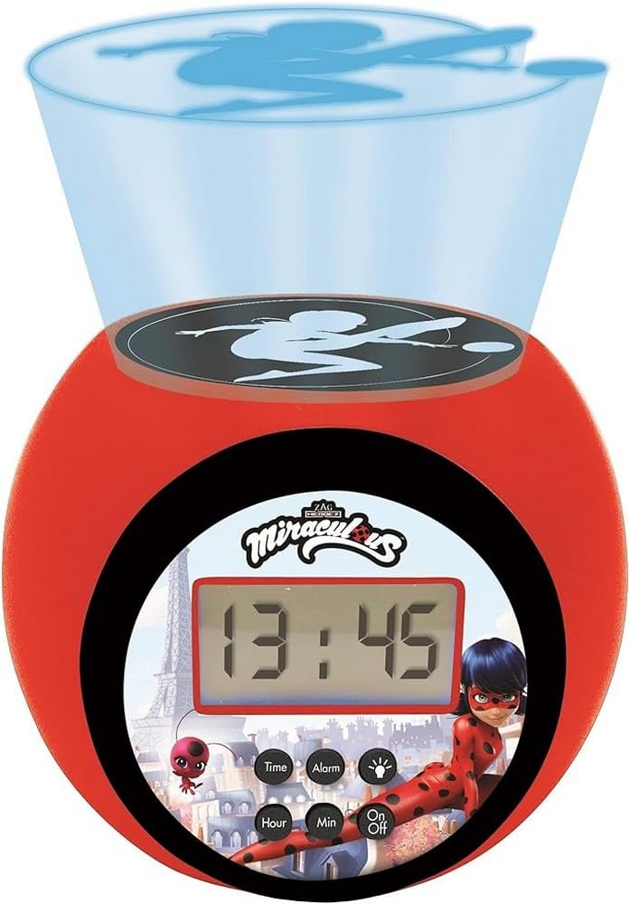 lexibook-sonic-rl977sn-reloj-despertador-proyector-con-luz-nocturna image 7