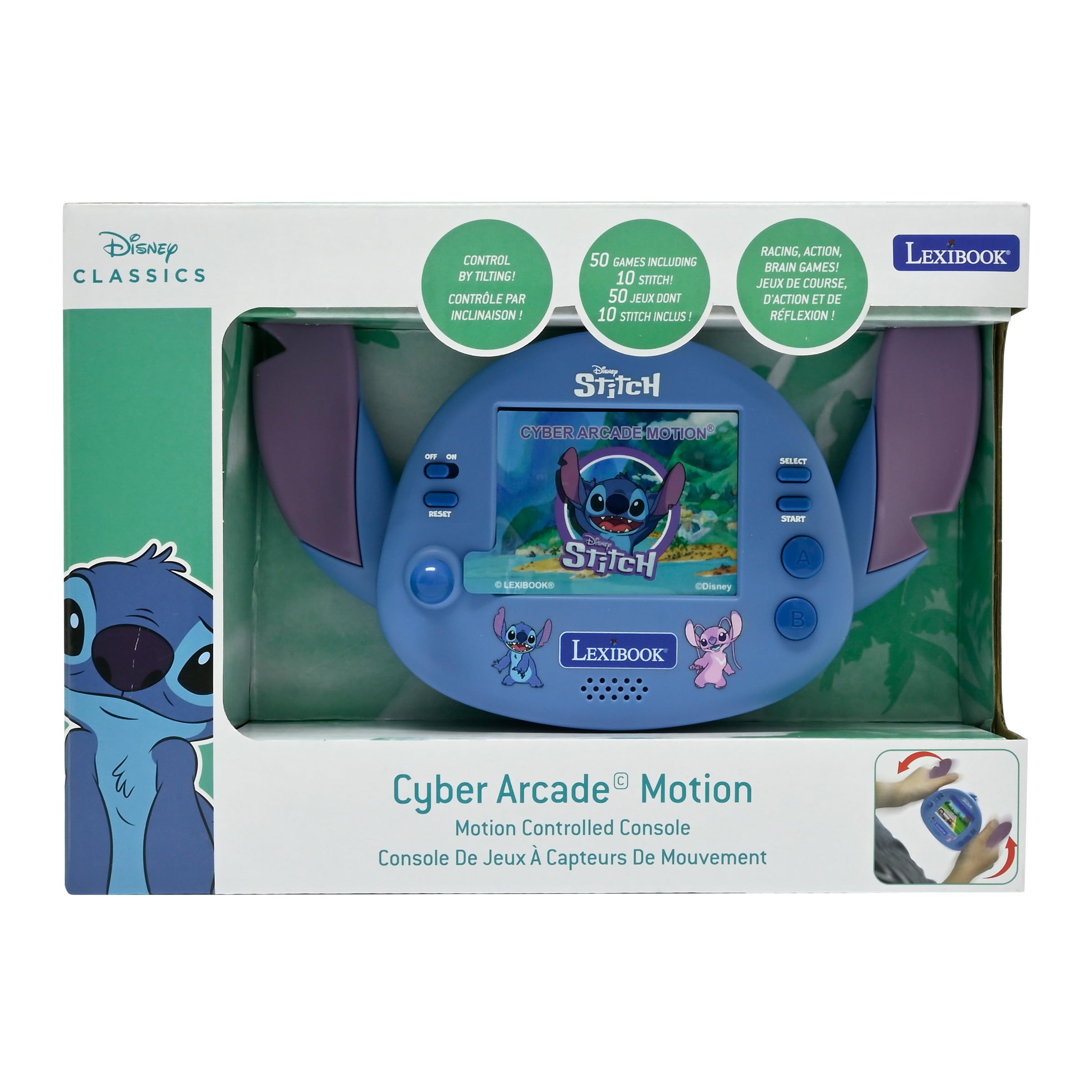 lexibook-stitch-consola-cyber-arcade-port-til-50-juegos-jl3180d image 5