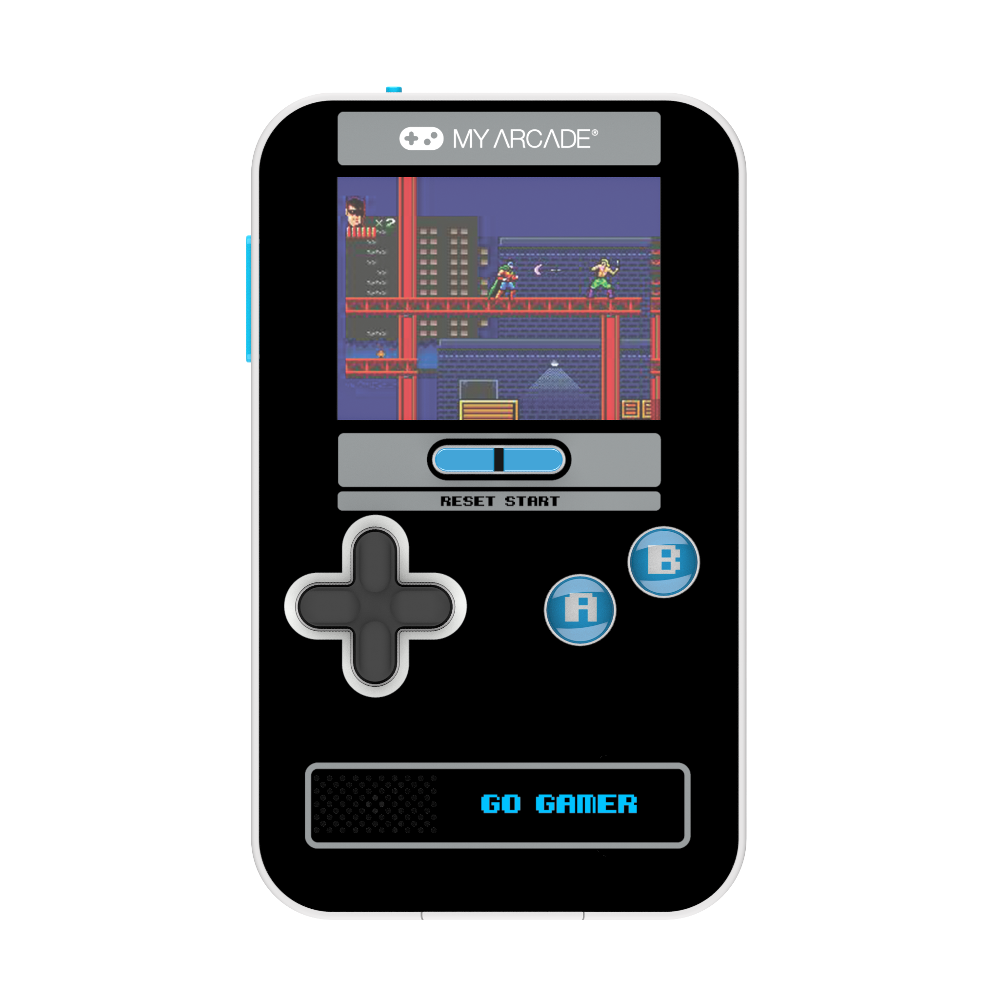my-arcade-go-gamer-classic-black-blue-port-til-300-juegos image 2
