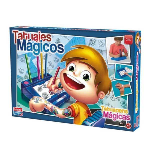 falomir-juegos-tatuajes-m-gicos-azul-set-de-manualidades image 2