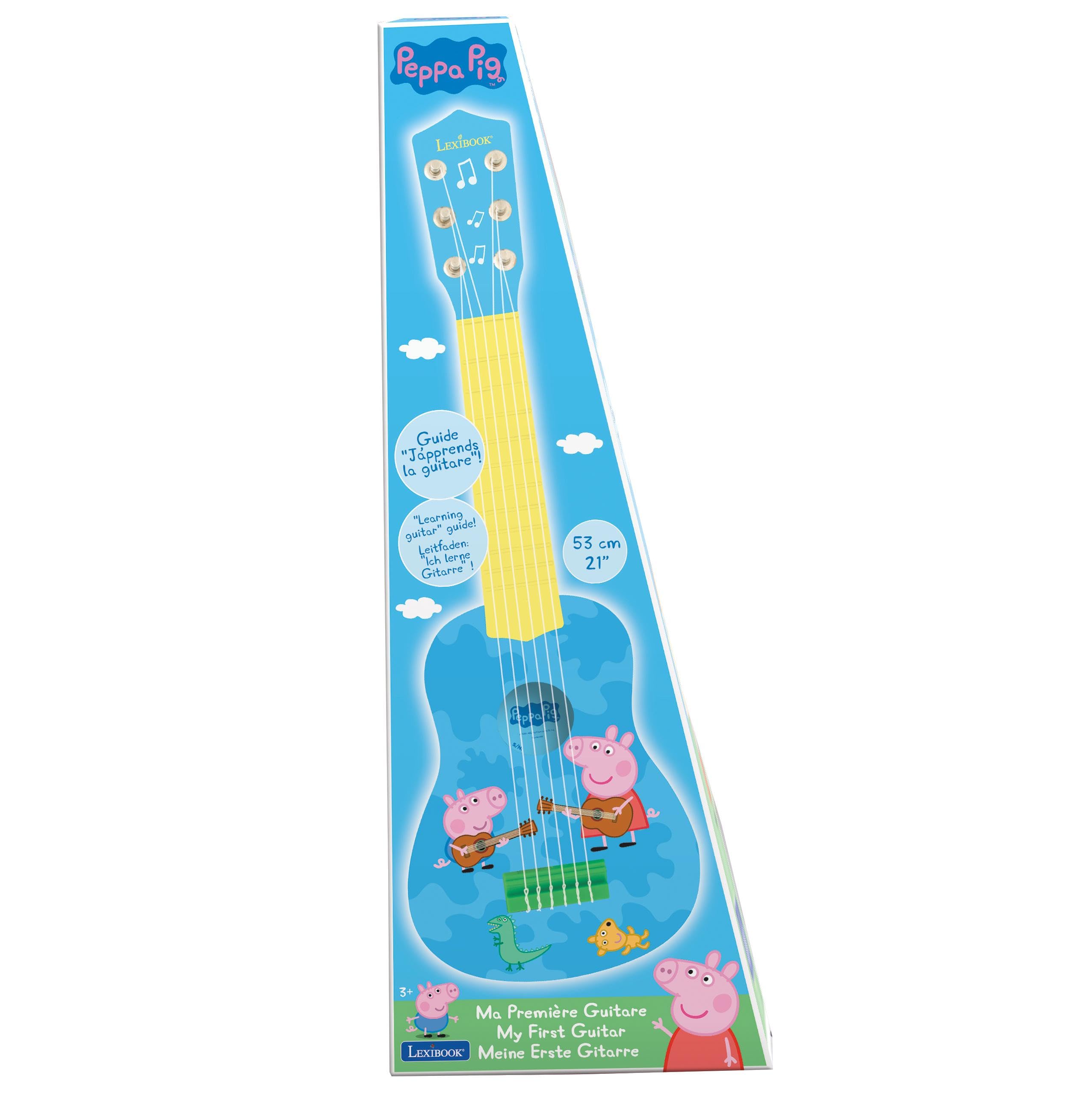 lexibook-k200pplxb-peppa-pig-mi-primera-guitarra-21-6-cuerdas-nailon image 5