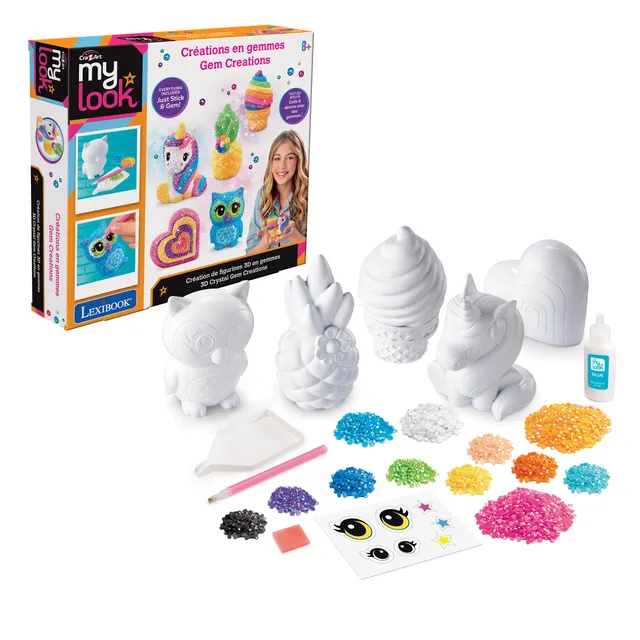 lexibook-crss4-kit-creaci-n-figuras-3d-con-gemas image 1