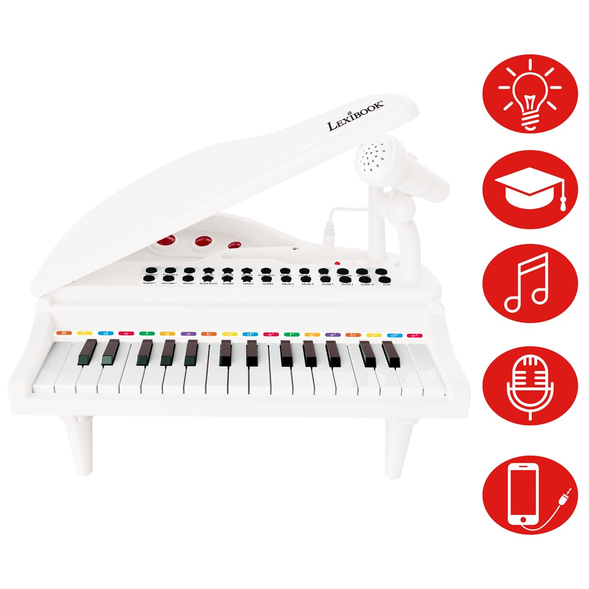 lexibook-mi-primer-piano-k731-31-teclas-con-micr-fono image 5