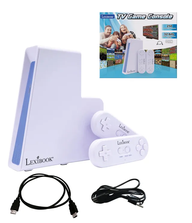 lexibook-jg7440-consola-de-juegos-tv-con-250-juegos-y-2-mandos-inal-mbricos image 1