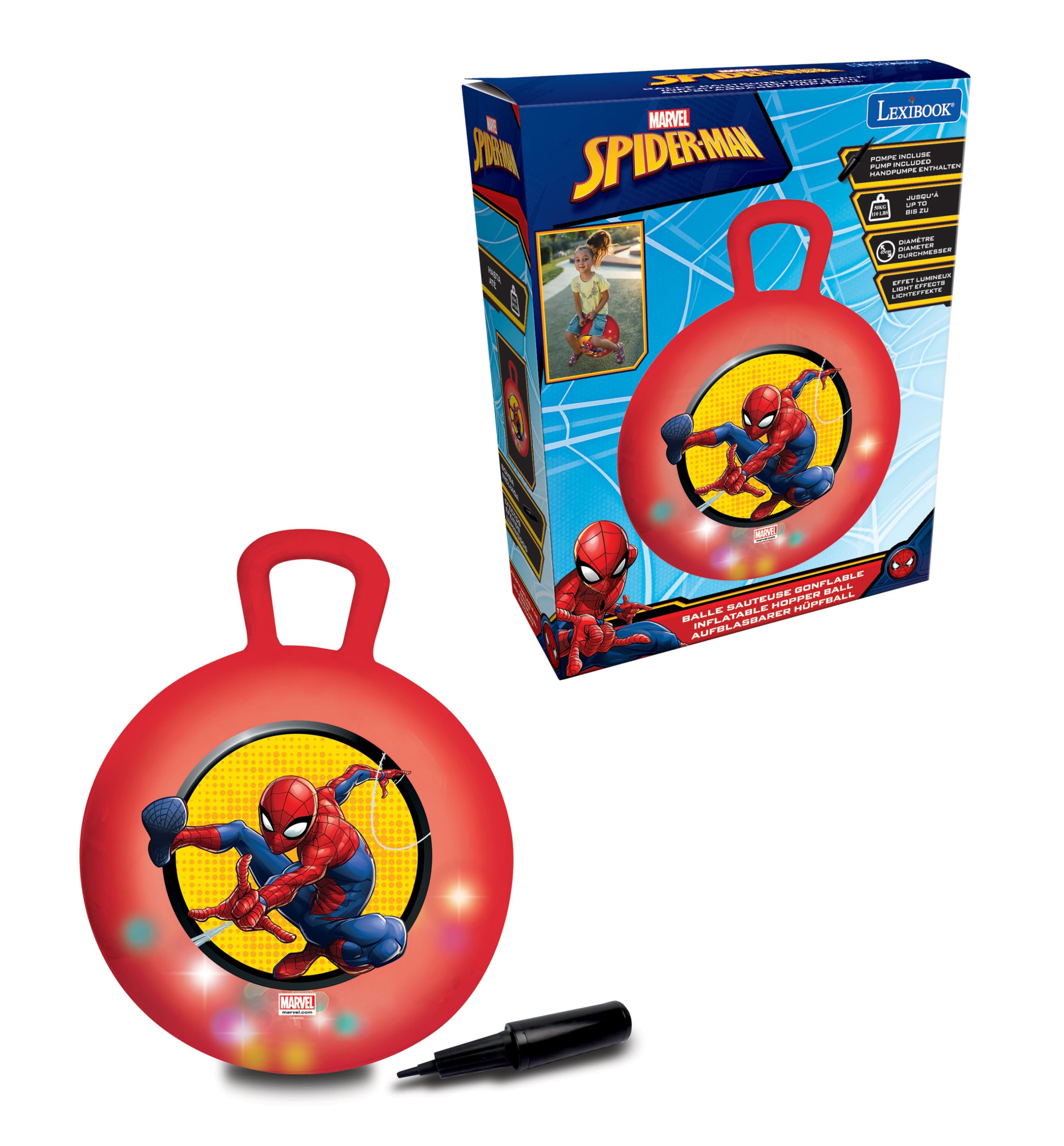 lexibook-peppa-pig-pelota-saltarina-hinchable-bg040pp-45-cm image 5
