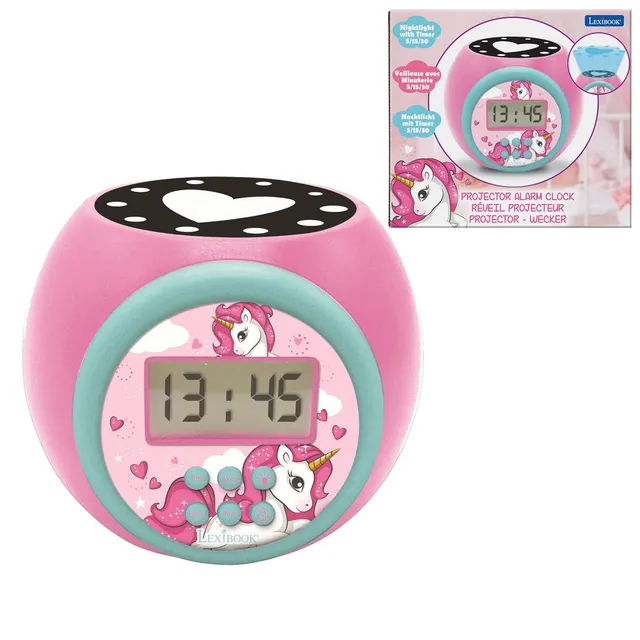 lexibook-unicornio-reloj-despertador-proyector-modelo-rl977unilxb image 1