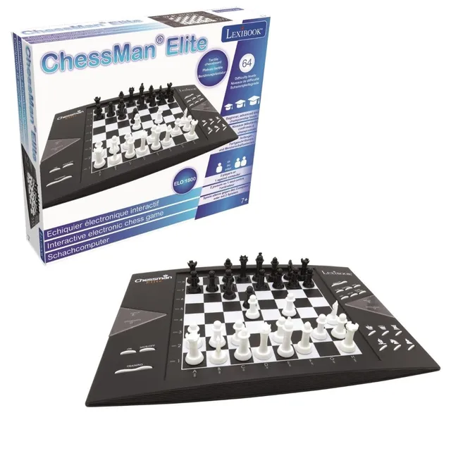 lexibook-chessman-elite-cg1300lxb-ajedrez-electr-nico image 1
