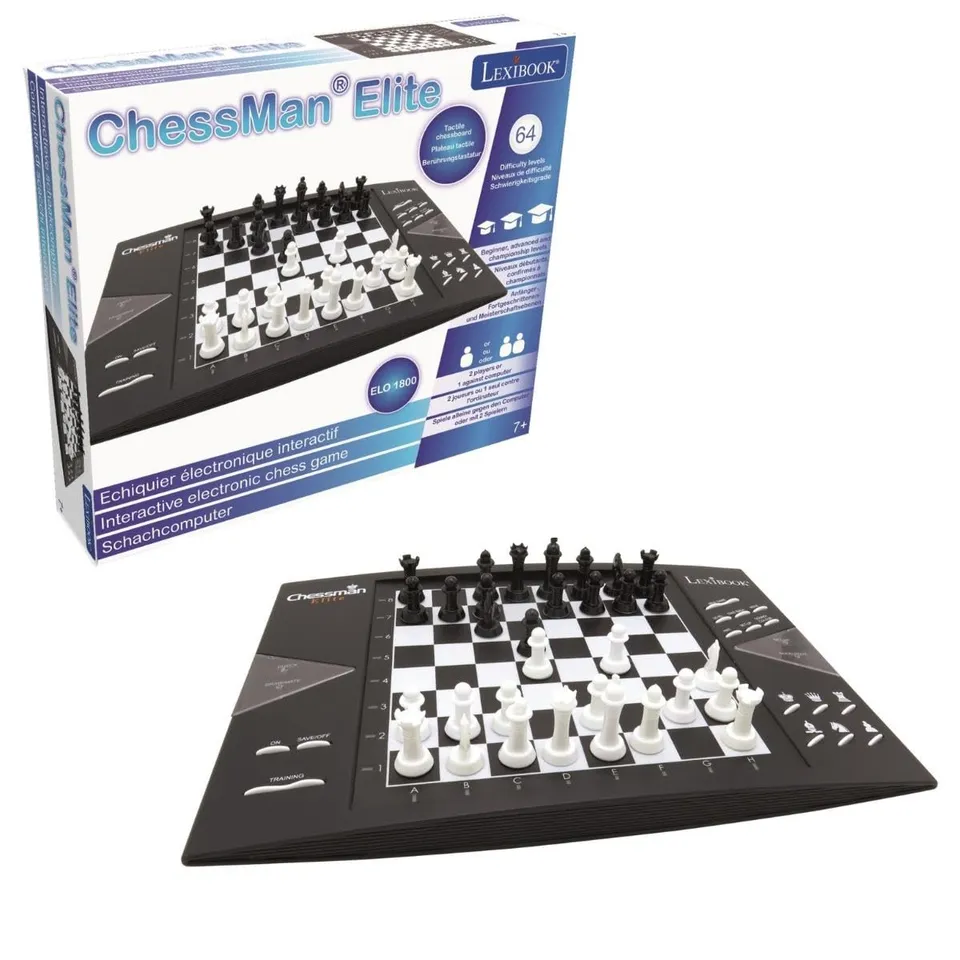 lexibook-chessman-elite-cg1300lxb-ajedrez-electr-nico image 1