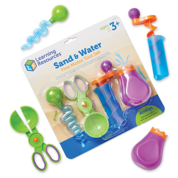 falomir-juegos-sand-water-fine-motor-tool-set-set-de-motricidad image 1