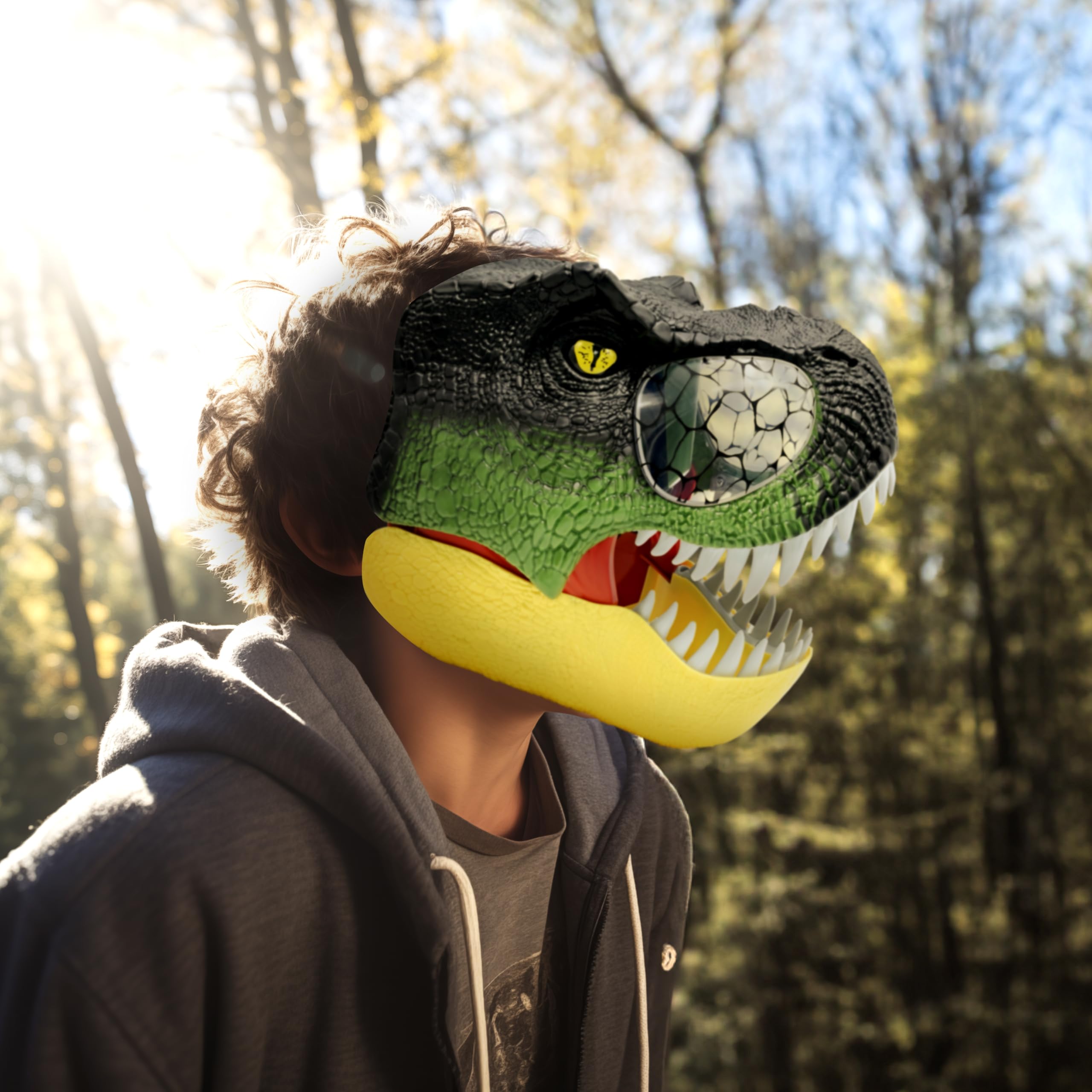lexibook-m-scara-de-dinosaurio-con-mand-bula-m-vil-rpdino01 image 2