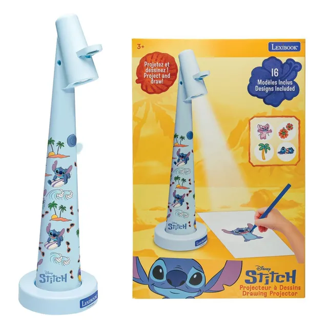lexibook-disney-stitch-proyector-de-dibujo-crp10d-azul image 1