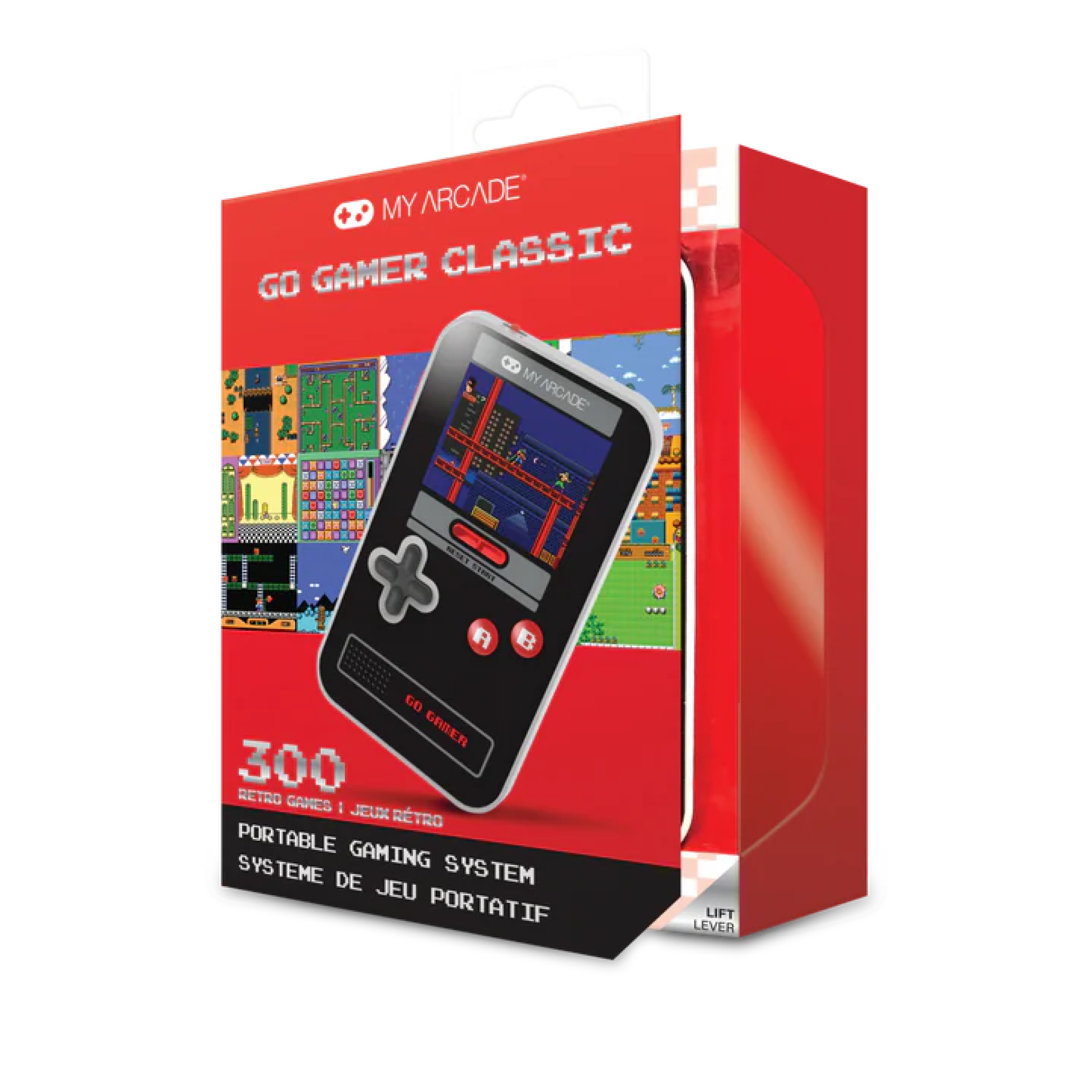 my-arcade-go-gamer-classic-black-red-consola-port-til-300-juegos image 4