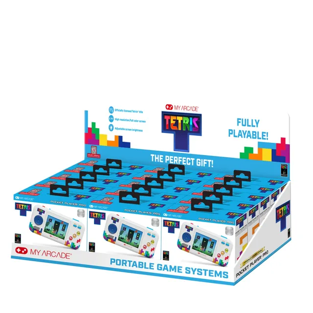 my-arcade-tetris-pocket-player-pro-tray-15-uds-expositor-tienda image 1