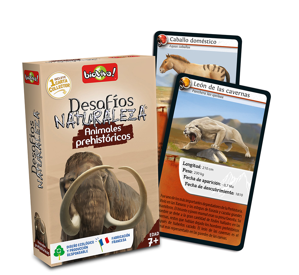 falomir-juegos-desaf-nat-animales-prehist-ricos-collector-juego-de-cartas image 4