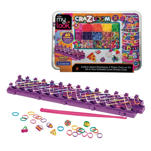 lexibook-crloom7-set-estudio-loom-gigante-de-pulseras image 1