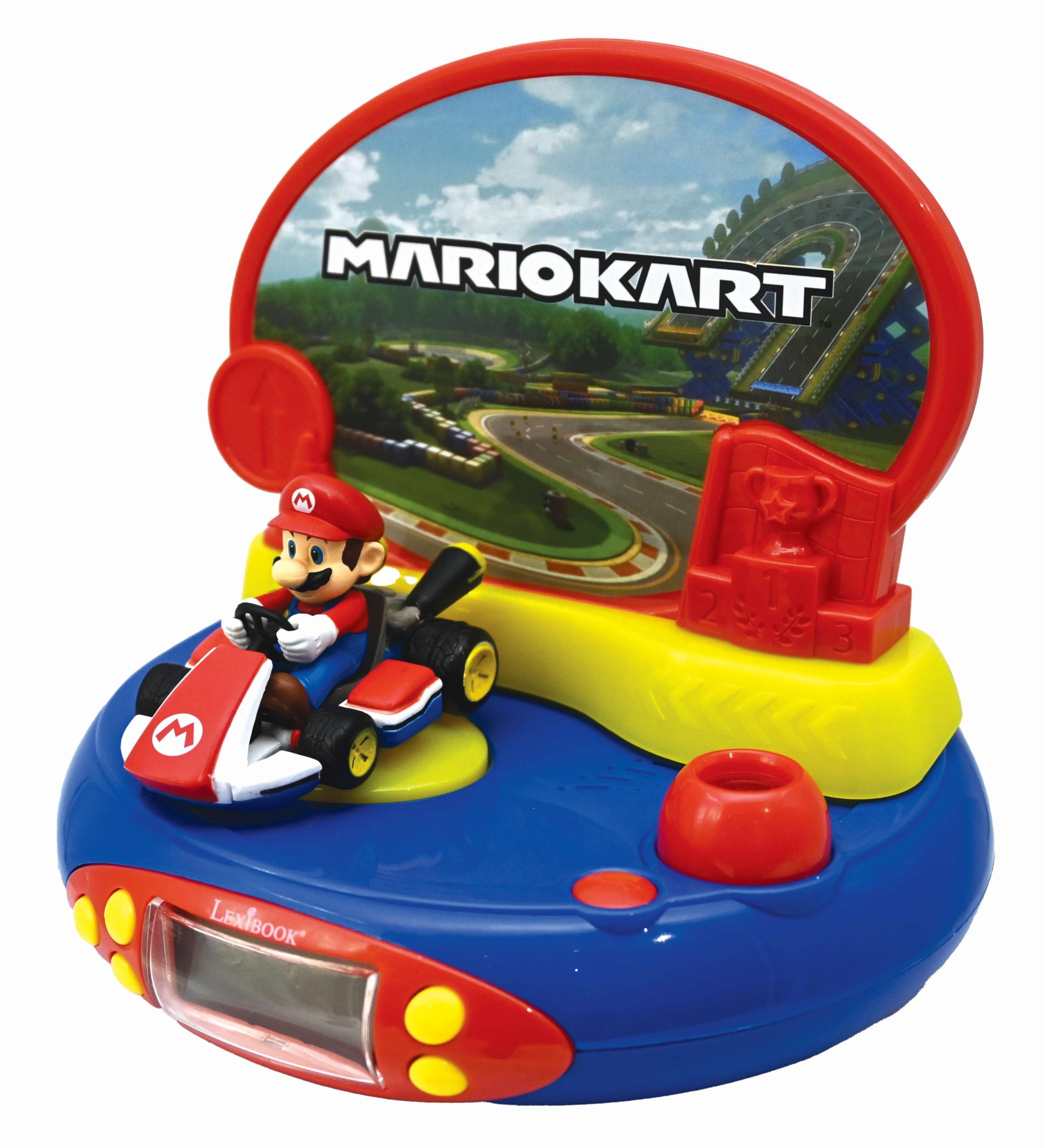 lexibook-mario-kart-rp500nilxb-reloj-proyector-despertador-con-luz-nocturna image 2