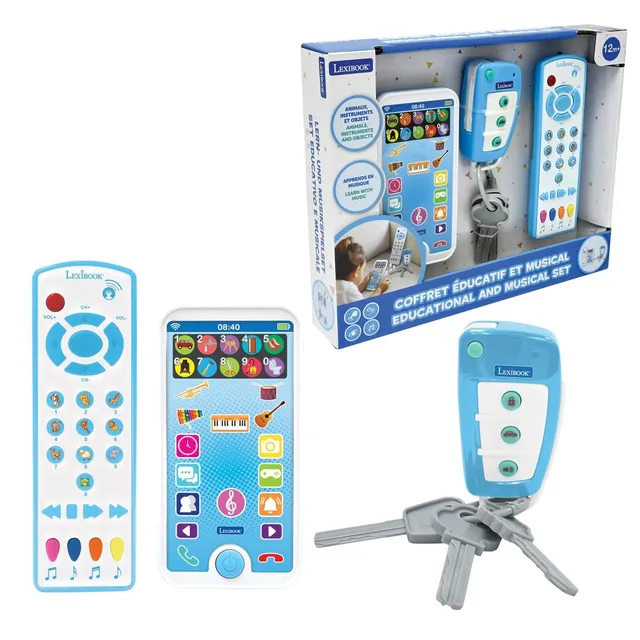 lexibook-ps125-set-de-juego-educativo-tel-fono-mando-y-llaves image 1